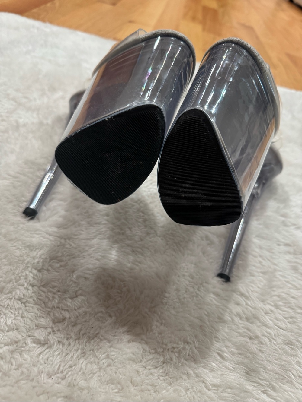 Pleaser Flamingo-808PREM Clear Platform Premium - Picture 7 of 10